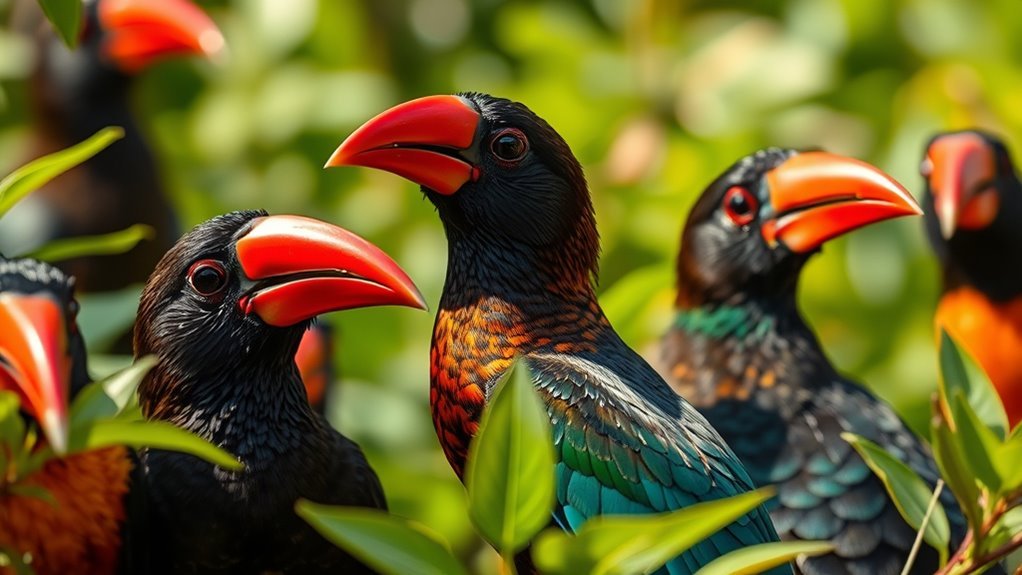 Birds With Striking Red Beaks: Identification Tips 2 beak coloration s ecological significance