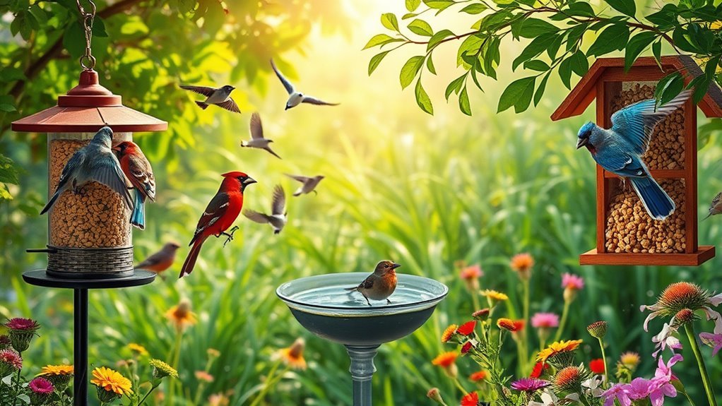 Backyard Birds Book 4 bird friendly backyard enhancements
