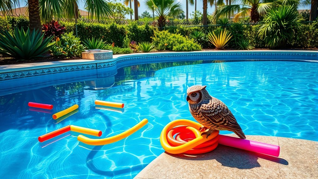 How to Deter Birds From Your Pool Area 2 birds drawn to water