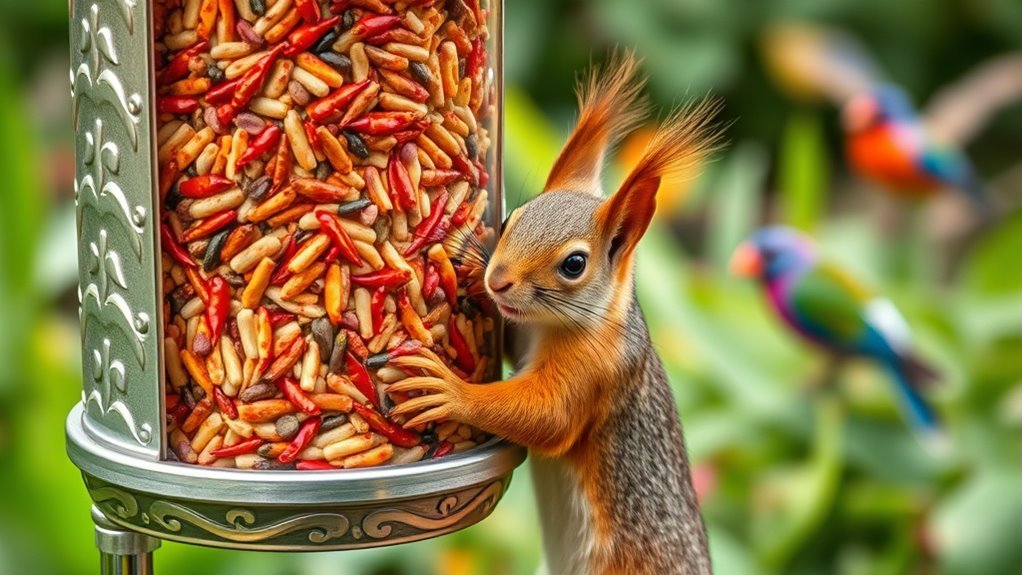 choose spicy bird seed