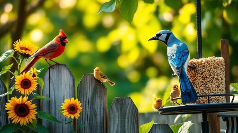 common birds in gardens