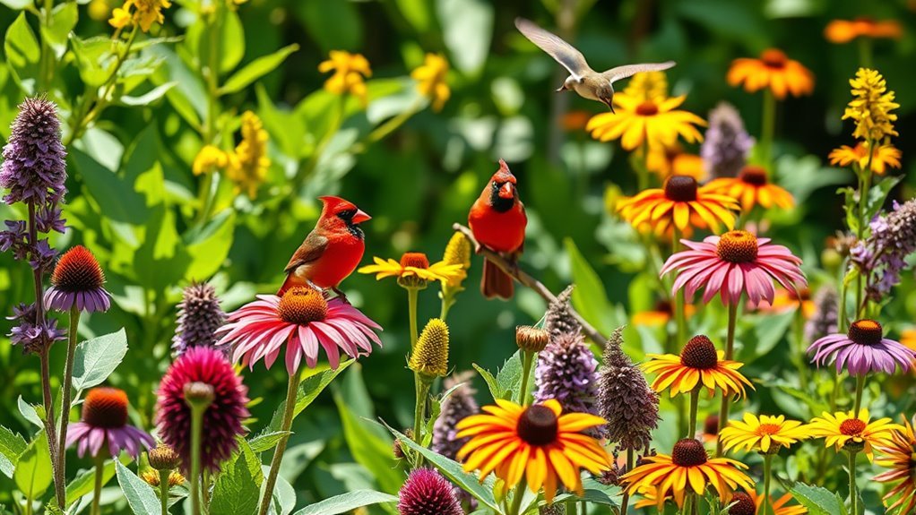 Massachusetts Backyard Birds 4 native plants attract birds