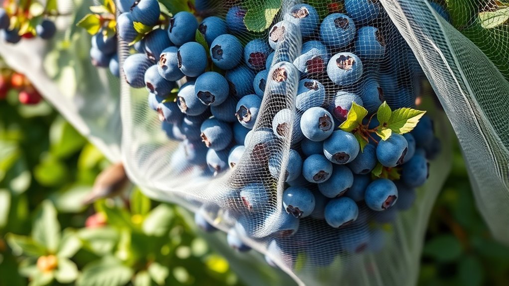 netting as protective barrier