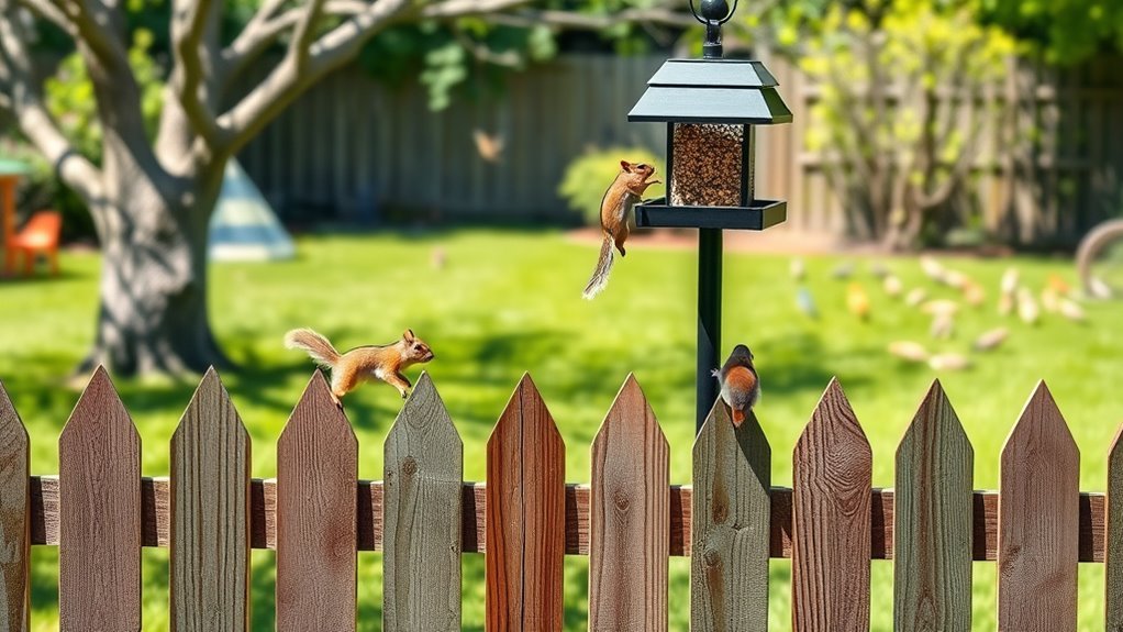 prevent access to feeders