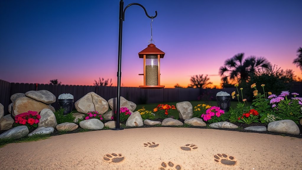prevent raccoons from feeding