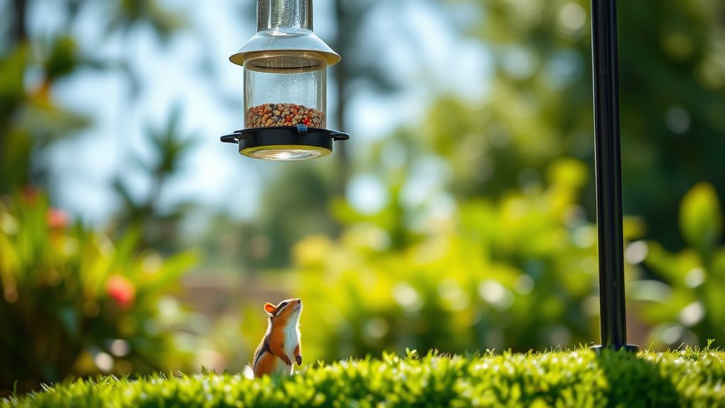 raise your bird feeder