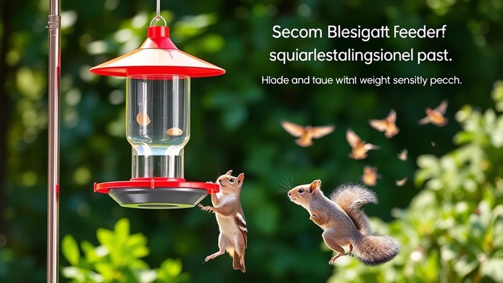 Tips for Preventing Squirrels From Raiding Your Bird Feeder 2 select feeders for squirrels