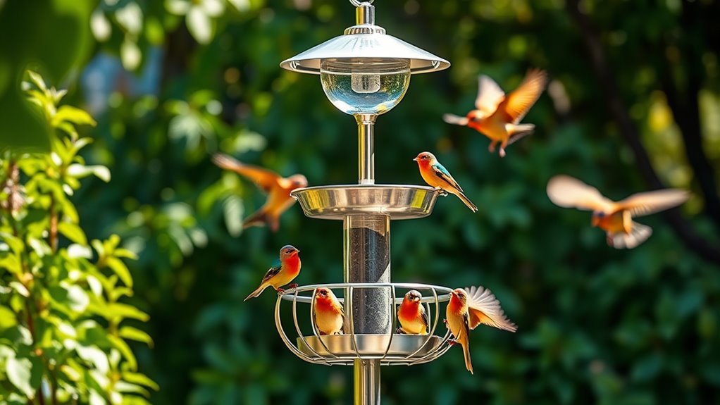 How to Keep Squirrels Off Your Bird Feeder Pole 2 select optimal bird feeder