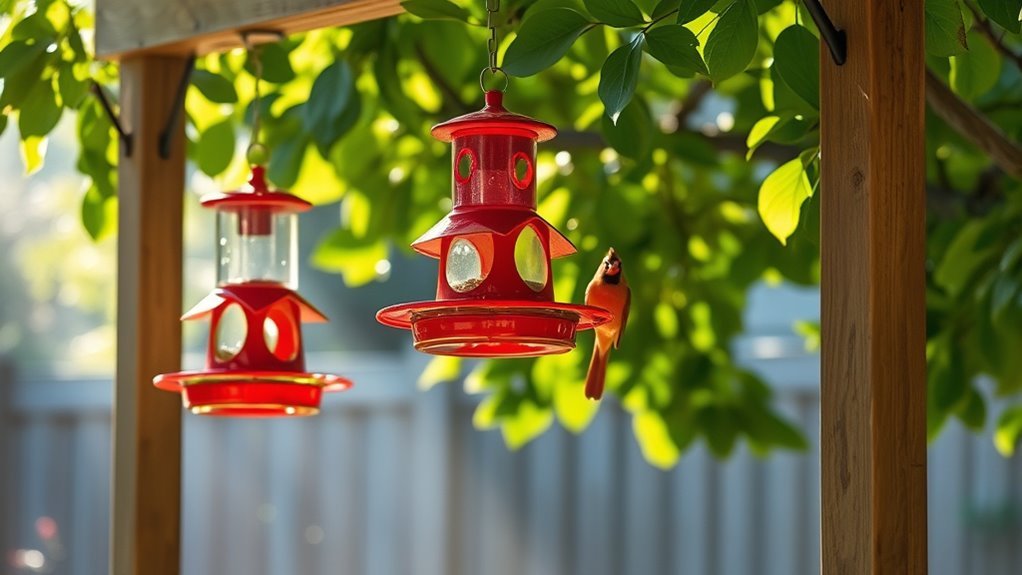 setting up cardinal feeders