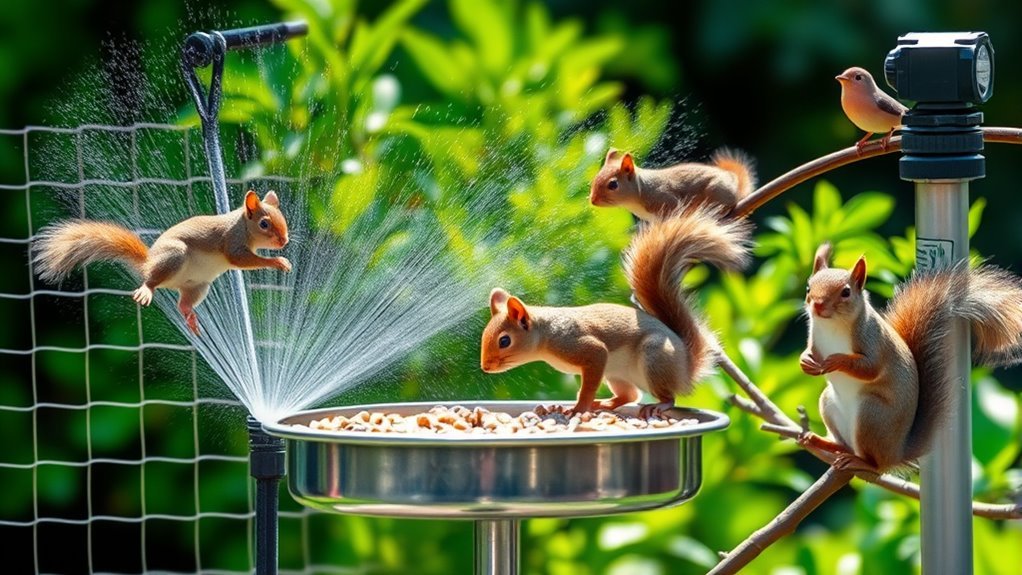 squirrel proof bird feeder techniques