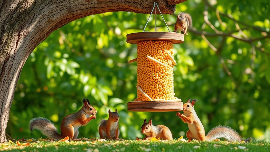 squirrels prefer other grains