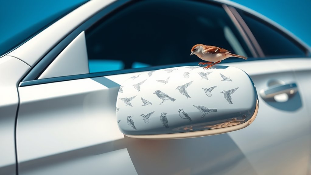 Preventing Birds From Pooping on Your Car Mirrors 2 studying avian actions closely