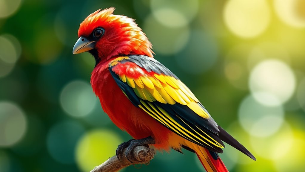 Red, Black, and Yellow Bird Pokémon: A Collector’s Dream 2 vibrant avian creatures depicted