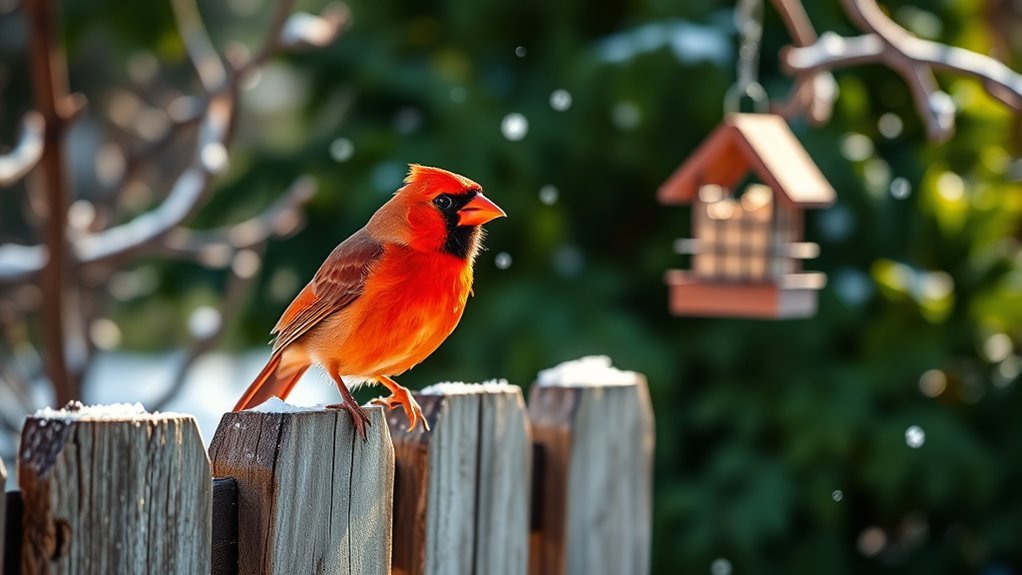 Backyard Birds of Pennsylvania 2 vibrant bird in backyard