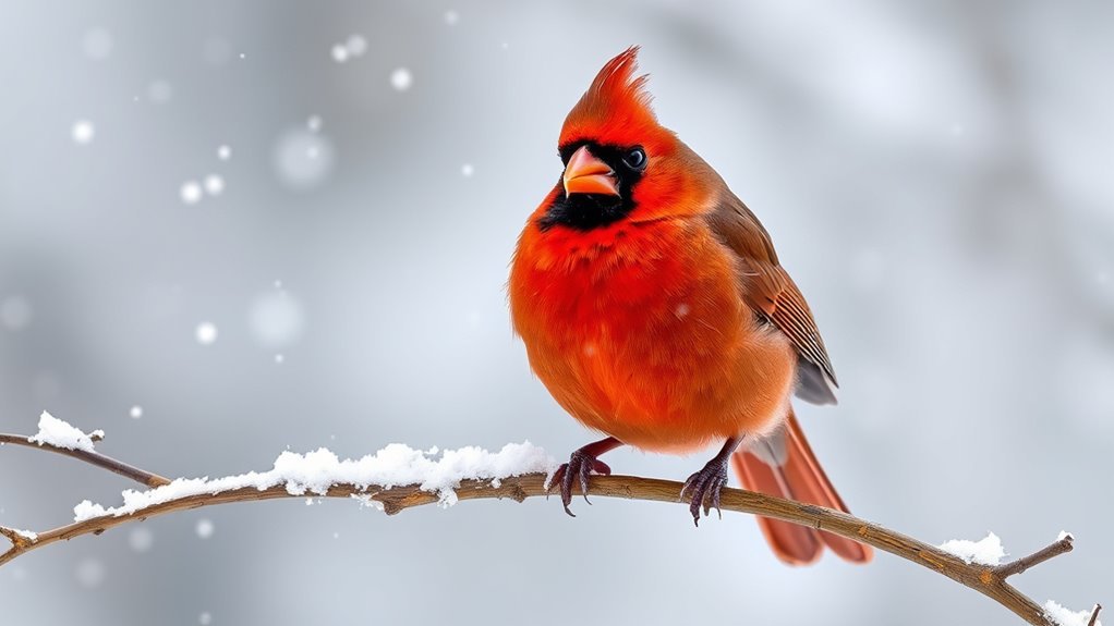 Pictures of Red-Headed Birds Found in Minnesota 2 vibrant red songbird species