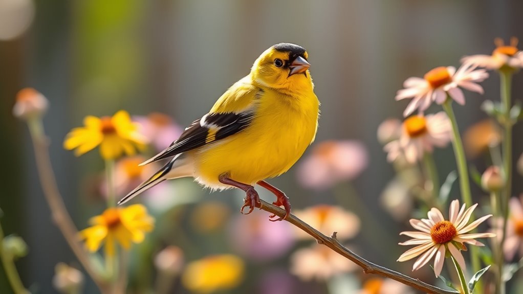 Popular Backyard Birds 4 vibrant yellow songbird species