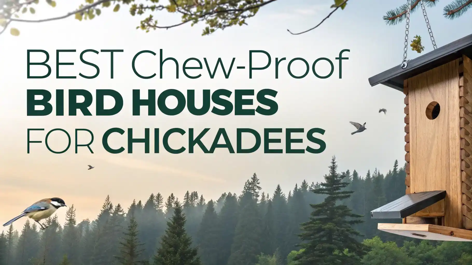 5 Best Chew-Proof Bird Houses for Chickadees