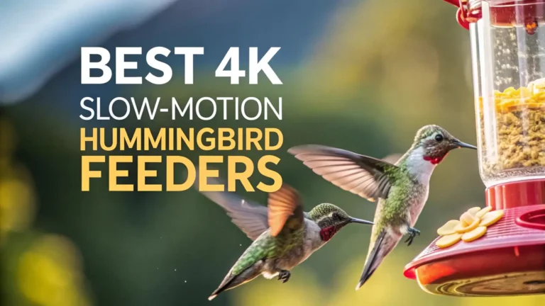 5 Best 4K Slow-Motion Hummingbird Feeders for 2026