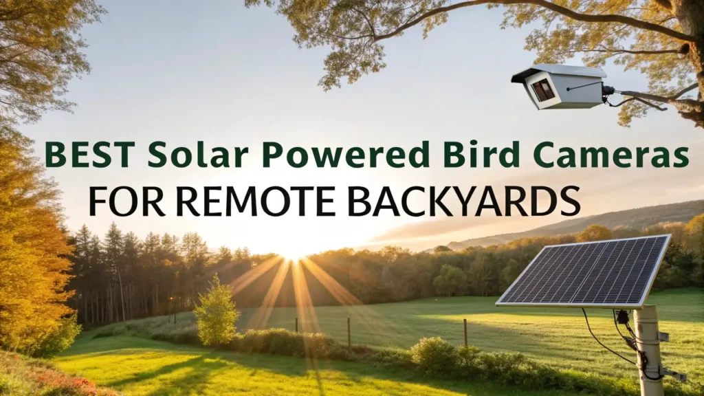 7 Best Solar Powered Bird Cameras for Remote Backyards in 2026 2 Solar Powered Bird Camera