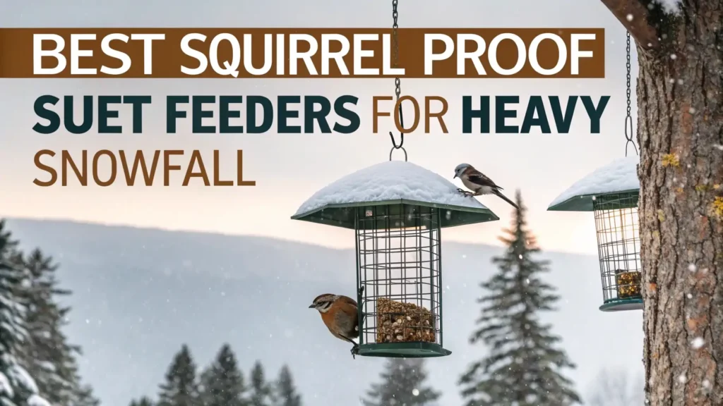 9 Best Squirrel Proof Suet Feeders for Heavy Snowfall in 2026 2 Squirrel Proof Suet Feeder