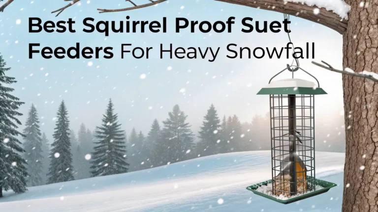9 Best Squirrel Proof Suet Feeders for Heavy Snowfall in 2026