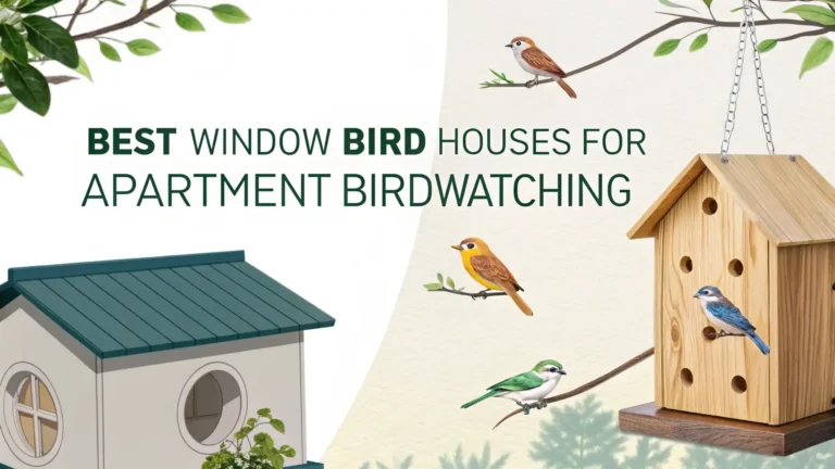 5 Best Window Bird Houses for Apartment Birdwatching in 2026