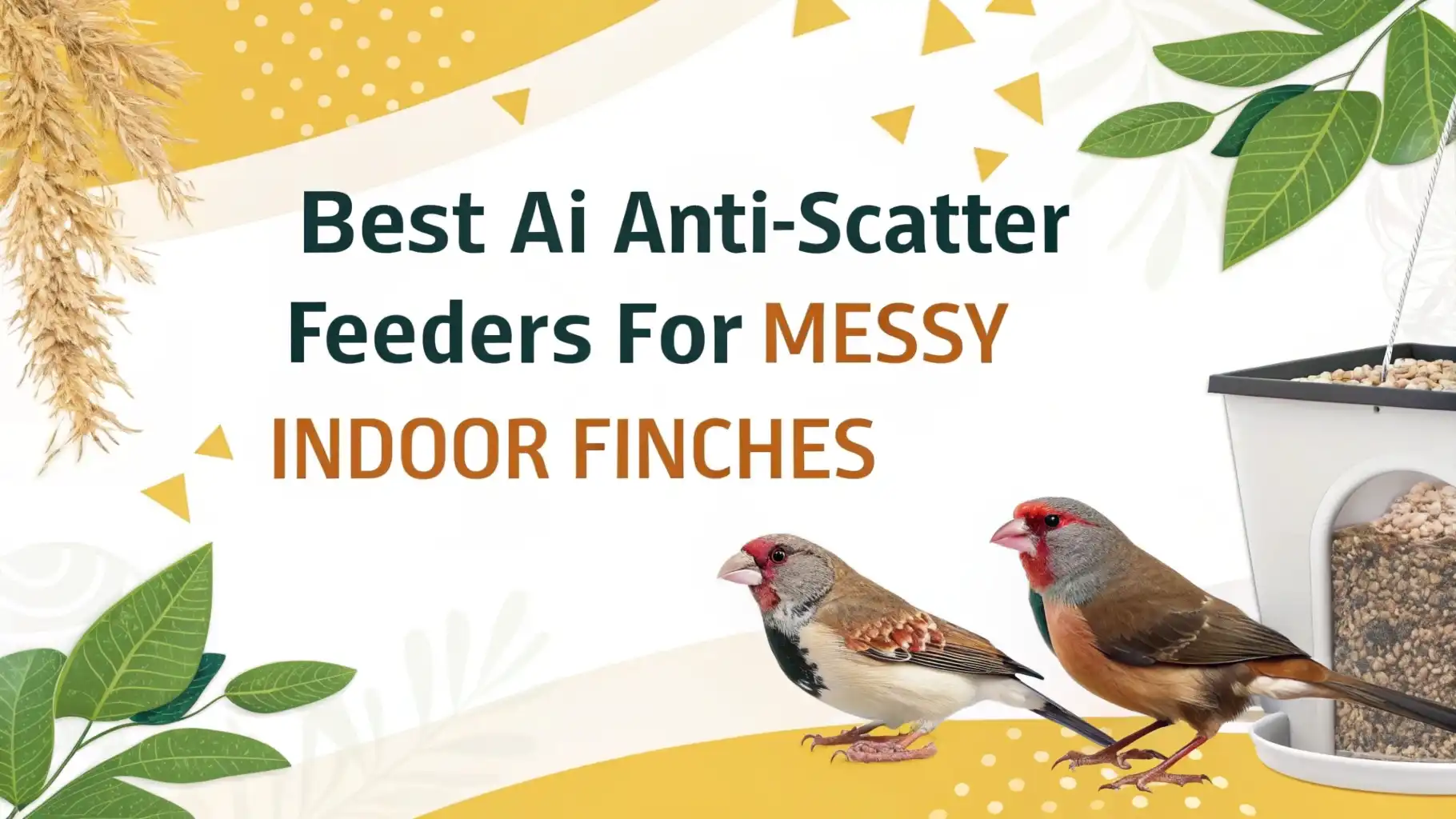 7 Best AI Anti-Scatter Feeders for Messy Indoor Finches in 2026