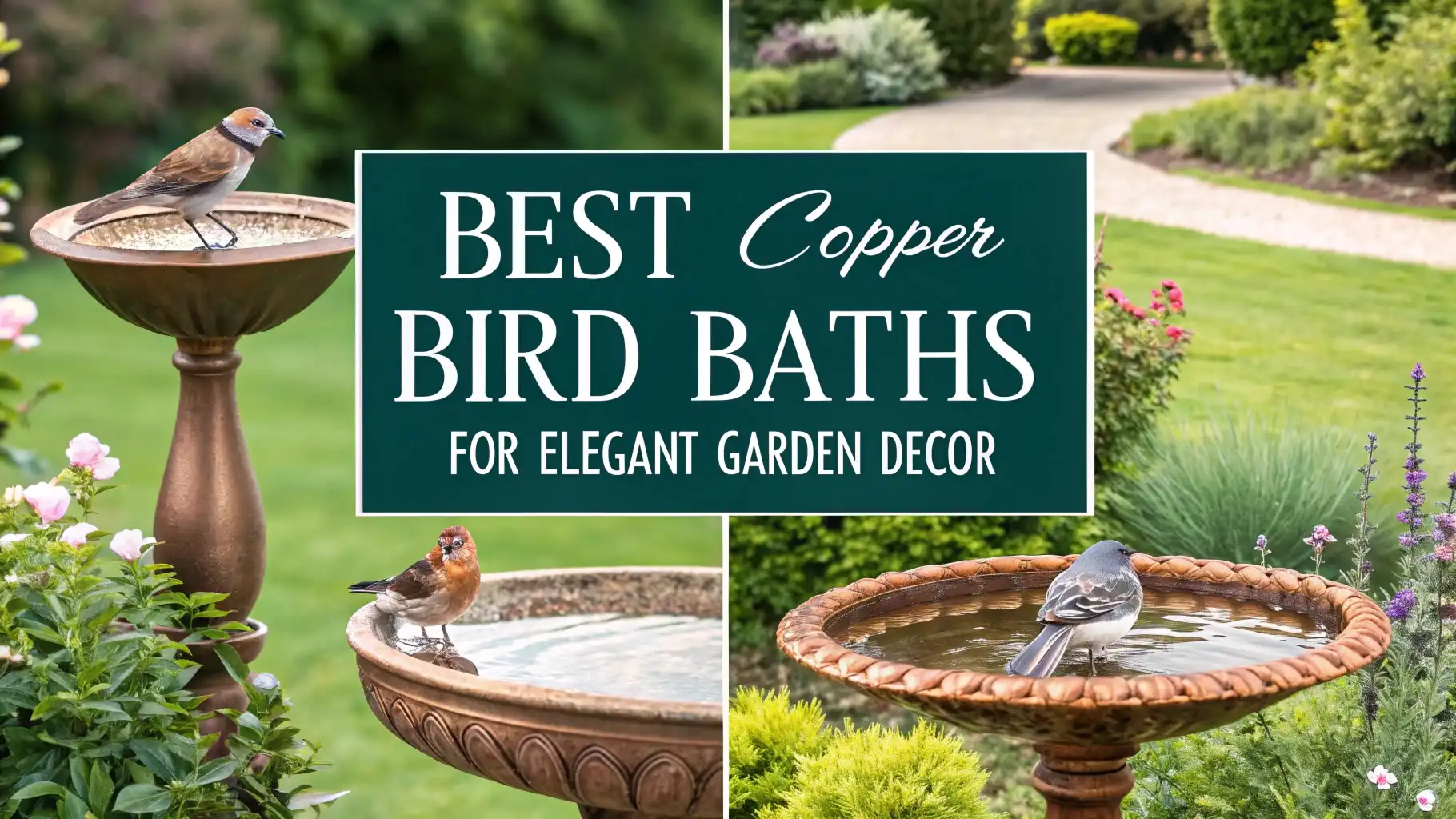9 Best Copper Bird Baths for Elegant Garden Decor in 2026