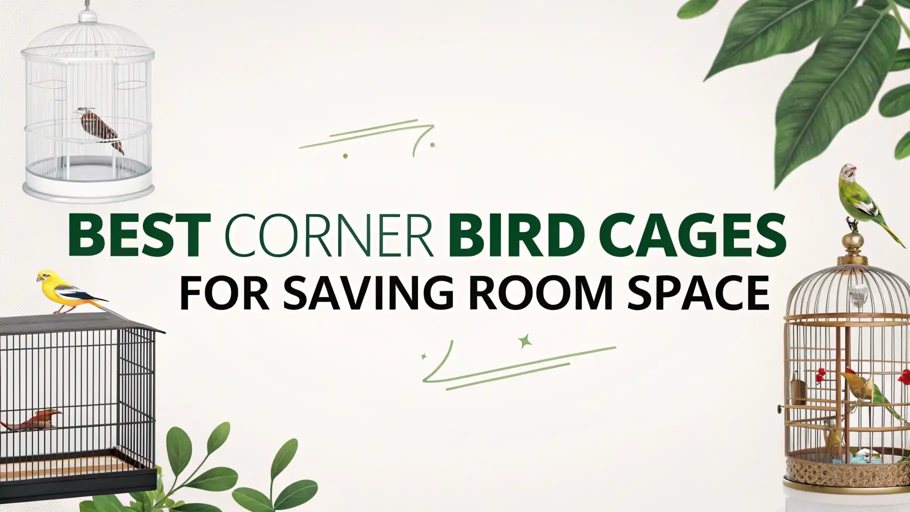 5 Best Corner Bird Cages for Saving Room Space in 2026