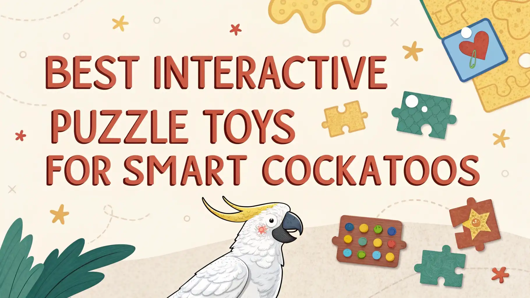 6 Best Interactive Puzzle Toys for Smart Cockatoos in 2026