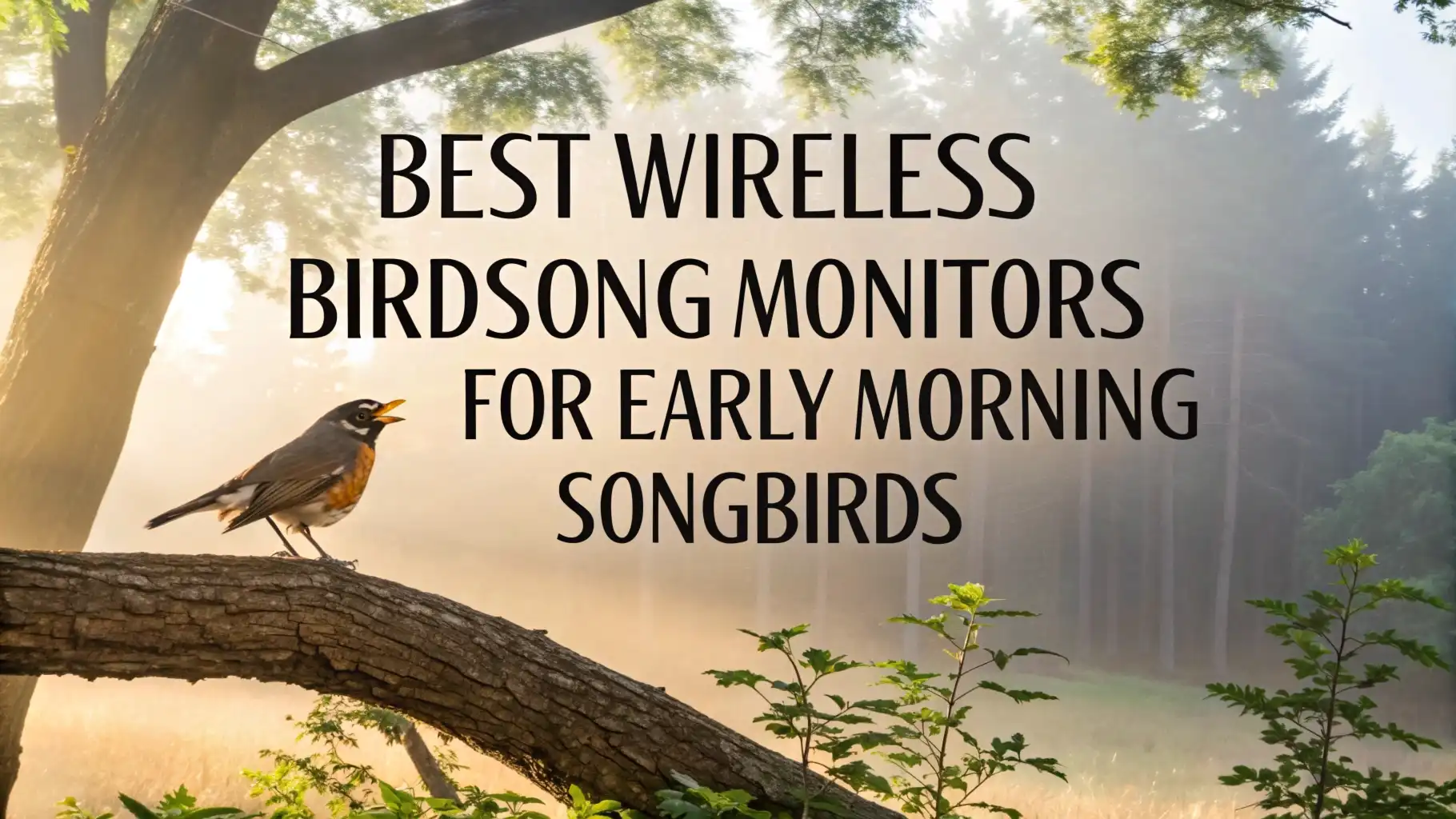 6 Best Wireless Birdsong Monitors for Early Morning Songbirds in 2026