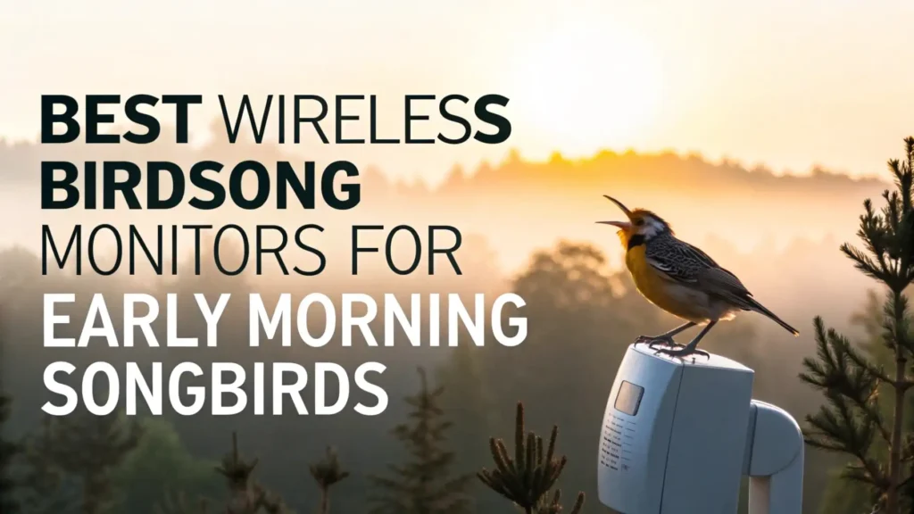 6 Best Wireless Birdsong Monitors for Early Morning Songbirds in 2026 2 Wireless Birdsong Monitor