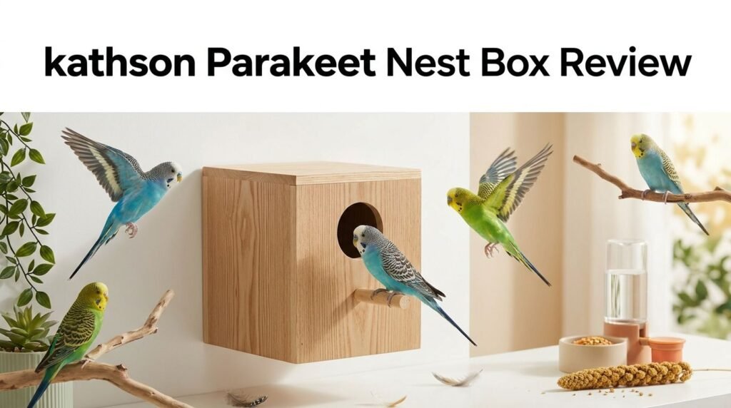 kathson Parakeet Nest Box