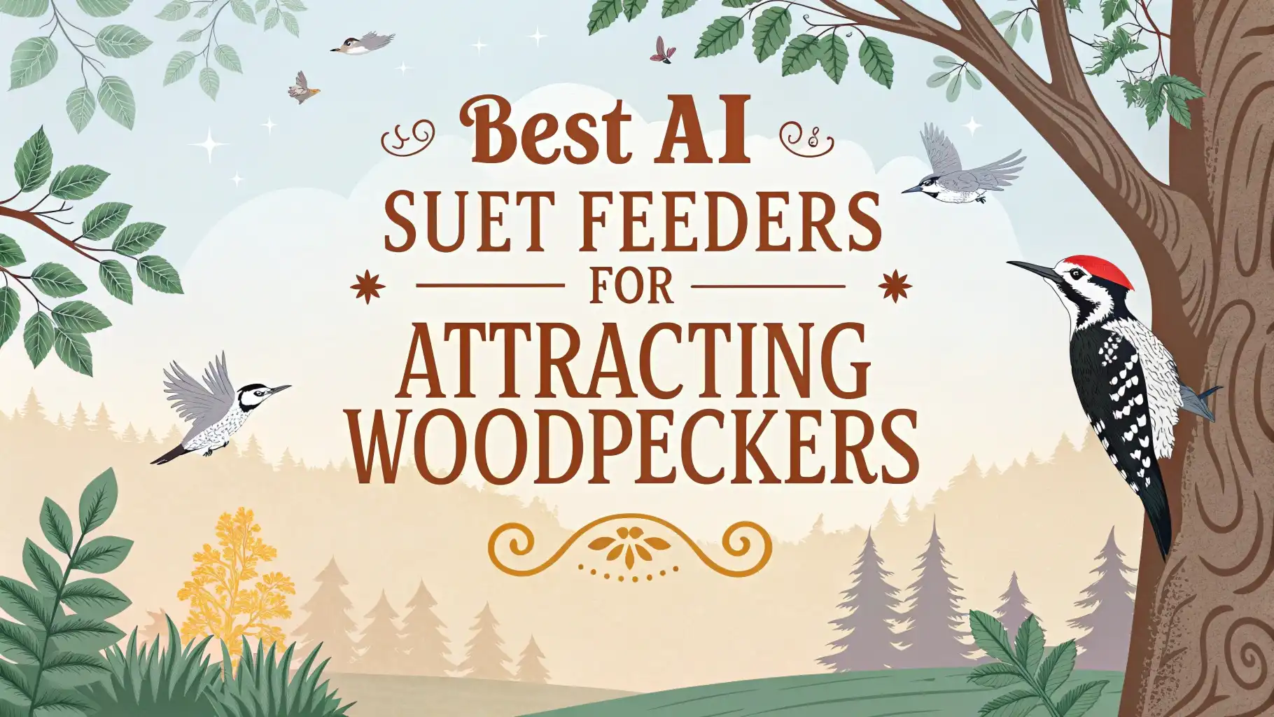9 Best AI Suet Feeders for Attracting Woodpeckers in 2026