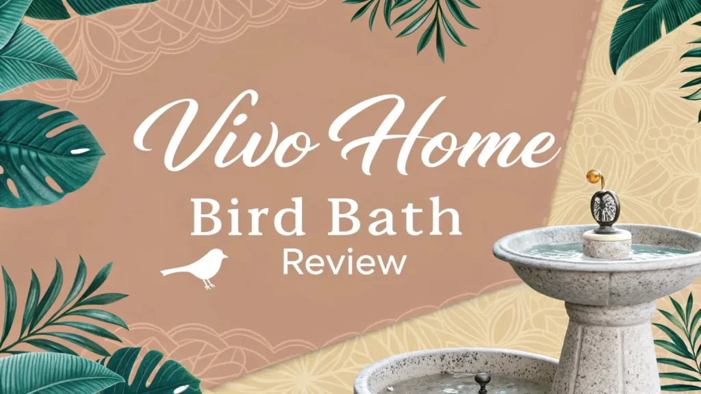 VIVOHOME Bird Bath