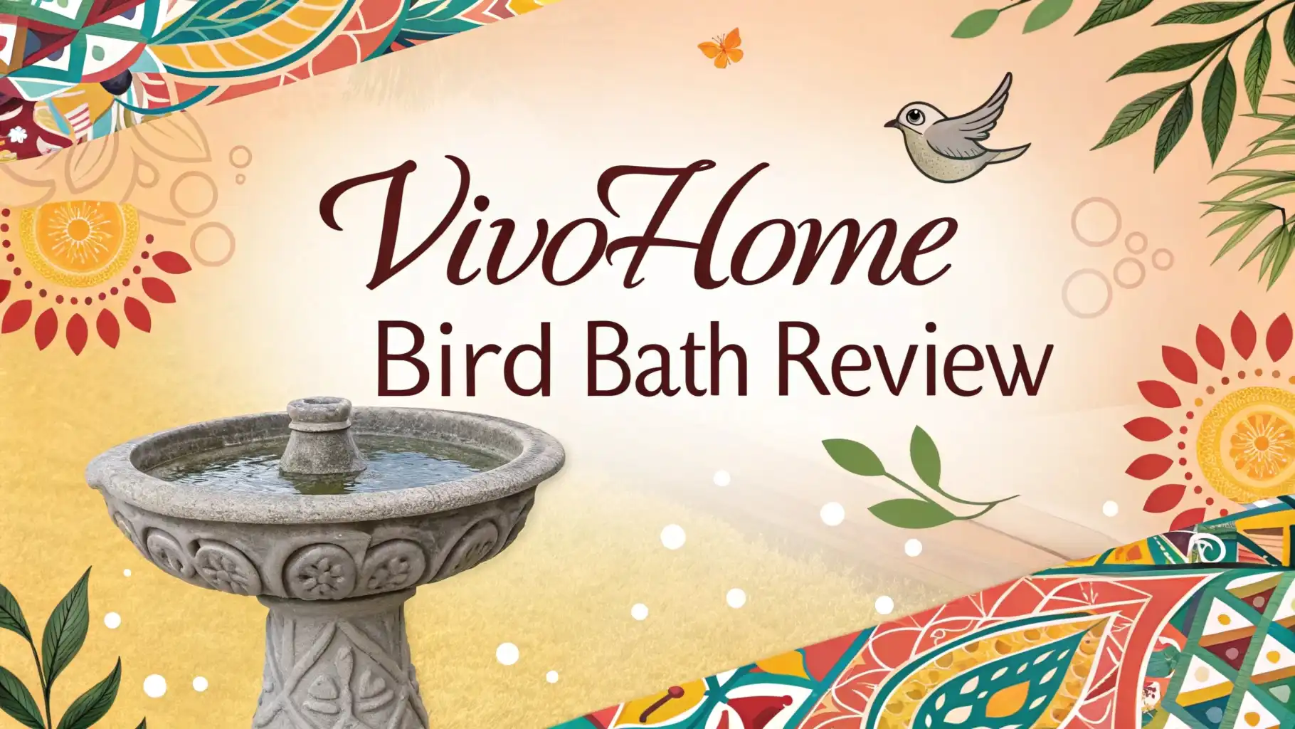 VIVOHOME Bird Bath Review 2026: Worth the Price?