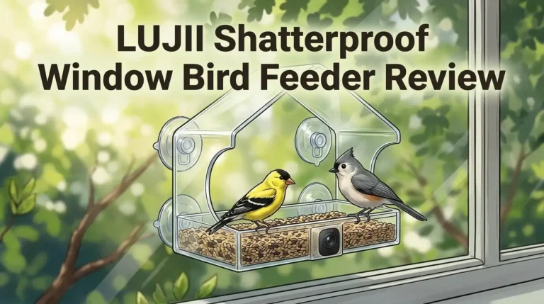 LUJII Shatterproof Window Bird Feeder Review 2026