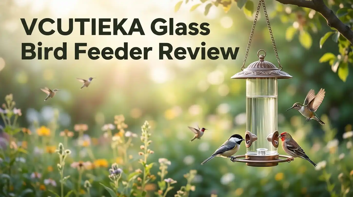 VCUTEKA Glass Bird Feeder Review 2026: Worth Hanging?