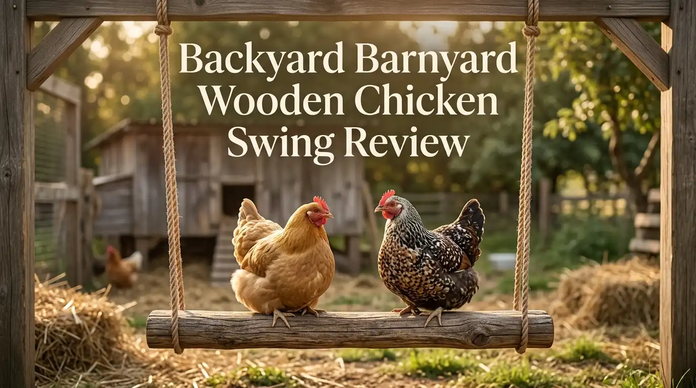 Backyard Barnyard Wooden Chicken Swing Review 2026: Worth Buying?