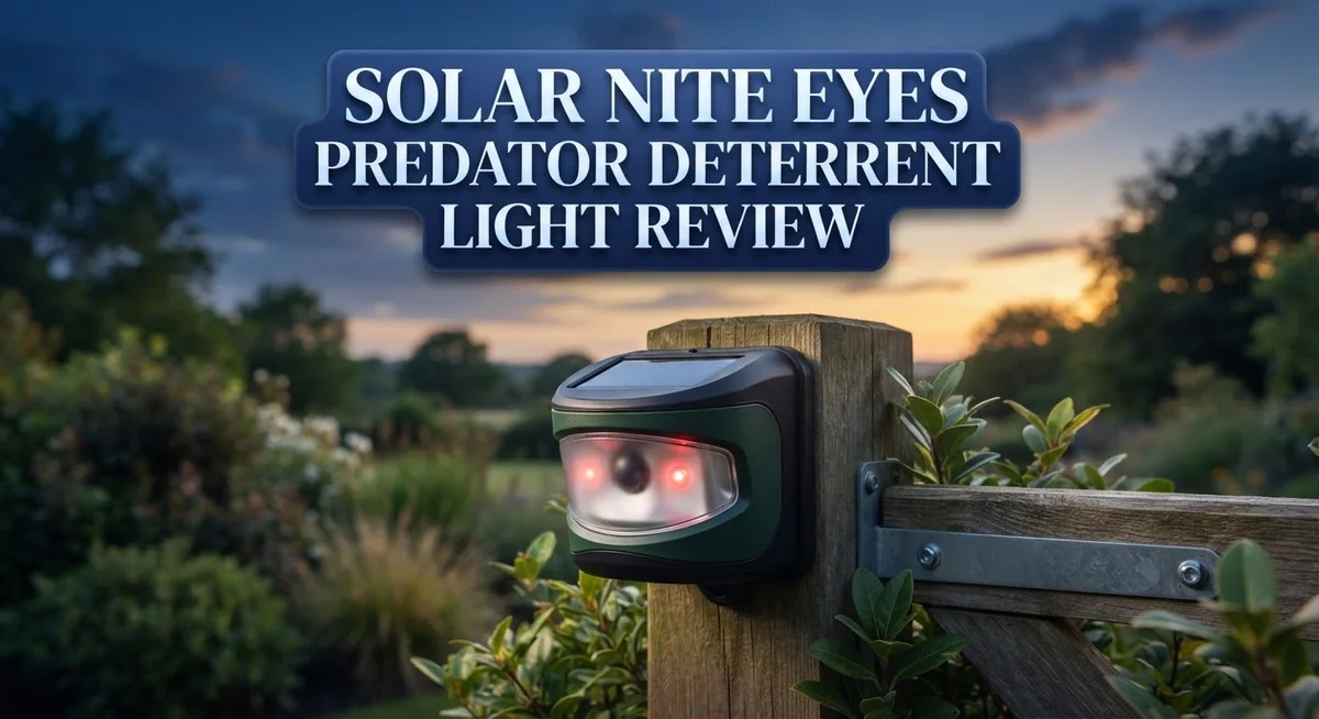 Solar Nite Eyes Predator Deterrent Light Review 2026: Worth Trying?