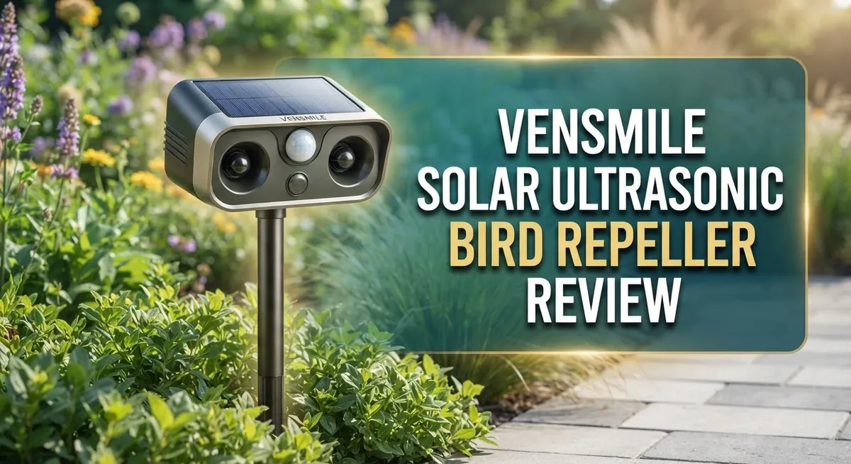 VENSMILE Solar Ultrasonic Bird Repeller Review 2026: Worth Buying?